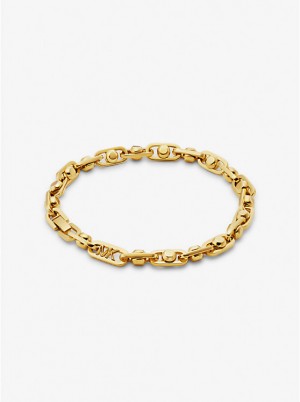 Michael Kors Astor Precious Metal-Plated Brass Link Armbånd Dame Guld | DKOKL1512