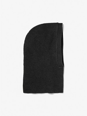 Michael Kors Cashmere Balaclava Hat Dame Sort | DKLIC1002