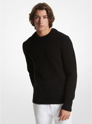 Michael Kors Cashmere Sweater Herre Sort | DKDKX2243