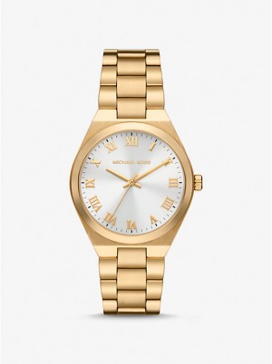 Michael Kors Lennox Gold-Tone Ur Dame Guld | DKNWO1583