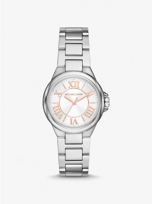 Michael Kors Mini Camille Silver-Tone Ur Dame Sølv | DKUZM1601