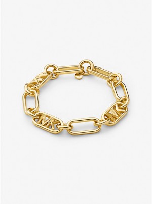 Michael Kors Precious Metal-Plated Brass Chain Link Armbånd Dame Guld | DKHAM1519